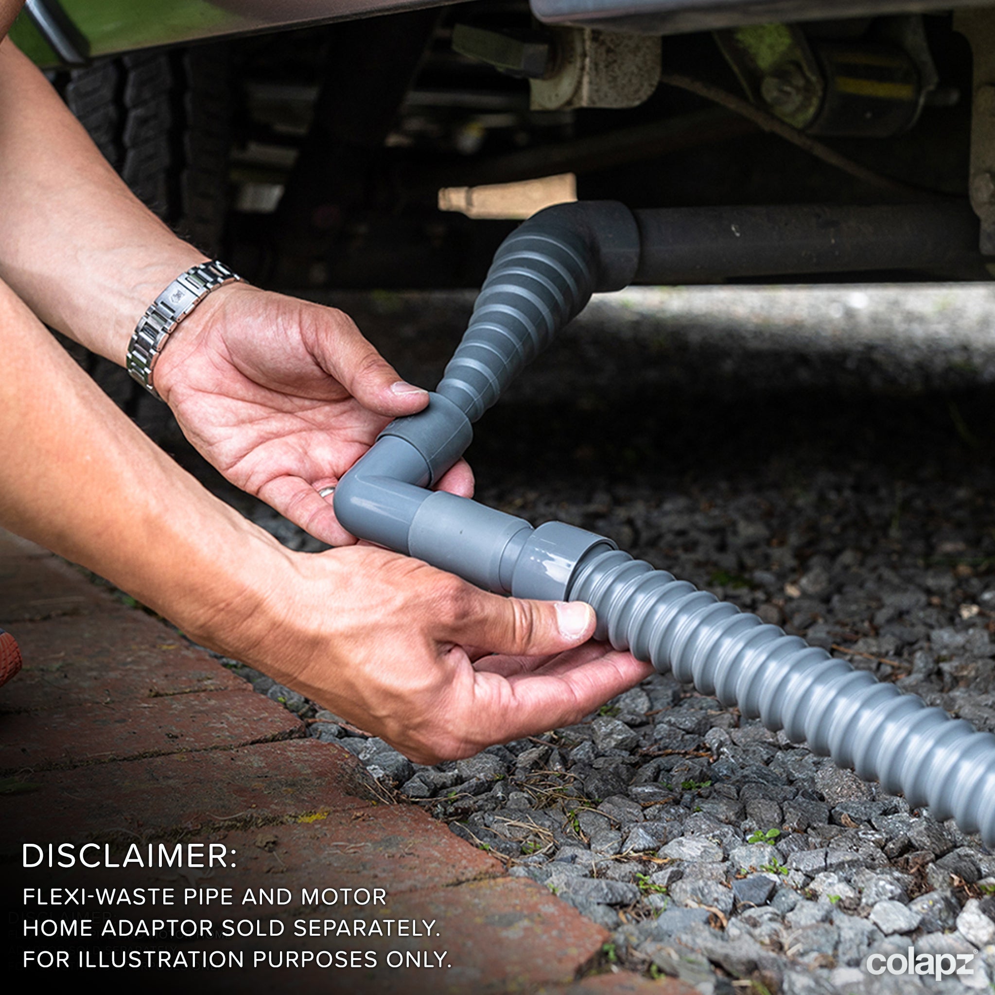 90 Degree Waste Pipe Connector